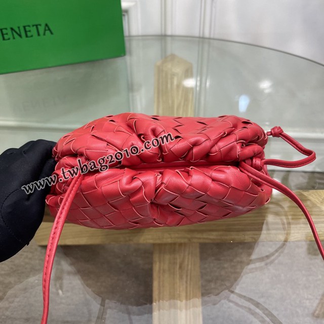 Bottega veneta高端女包 98061 寶緹嘉升級版小號編織雲朵包 BV經典款純手工編織羔羊皮女包  gxz1185